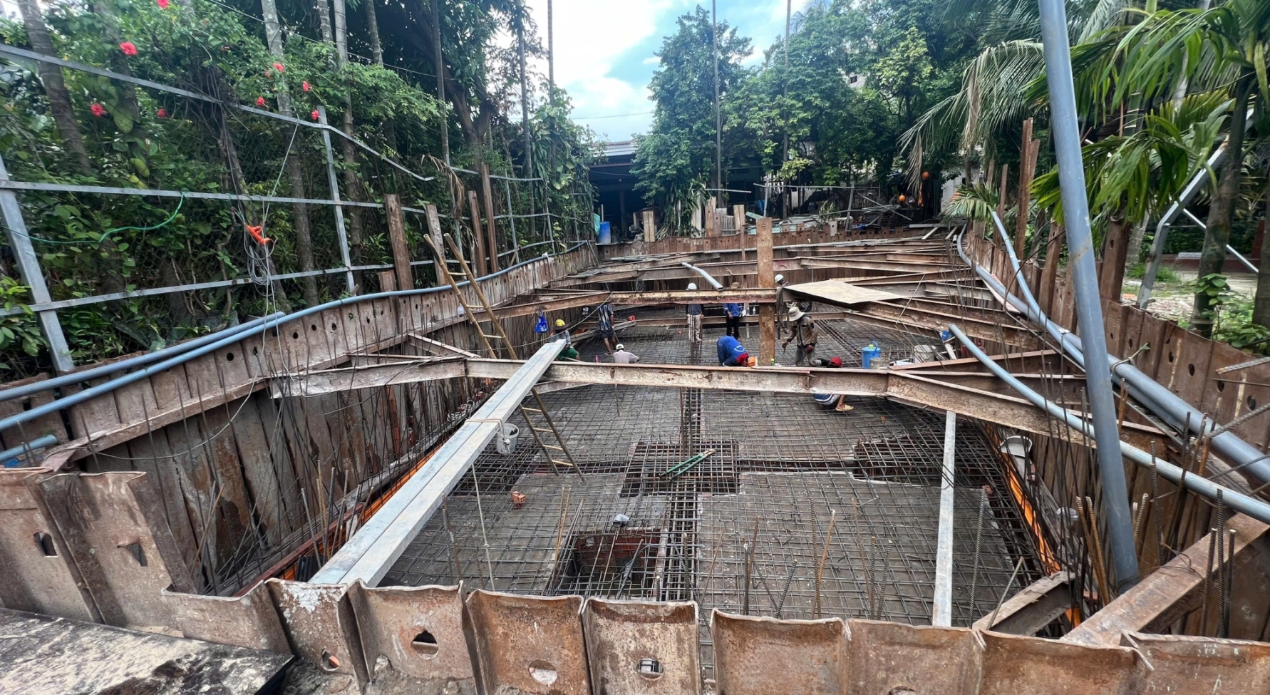 Công trình xây dựng Tầng Hầm