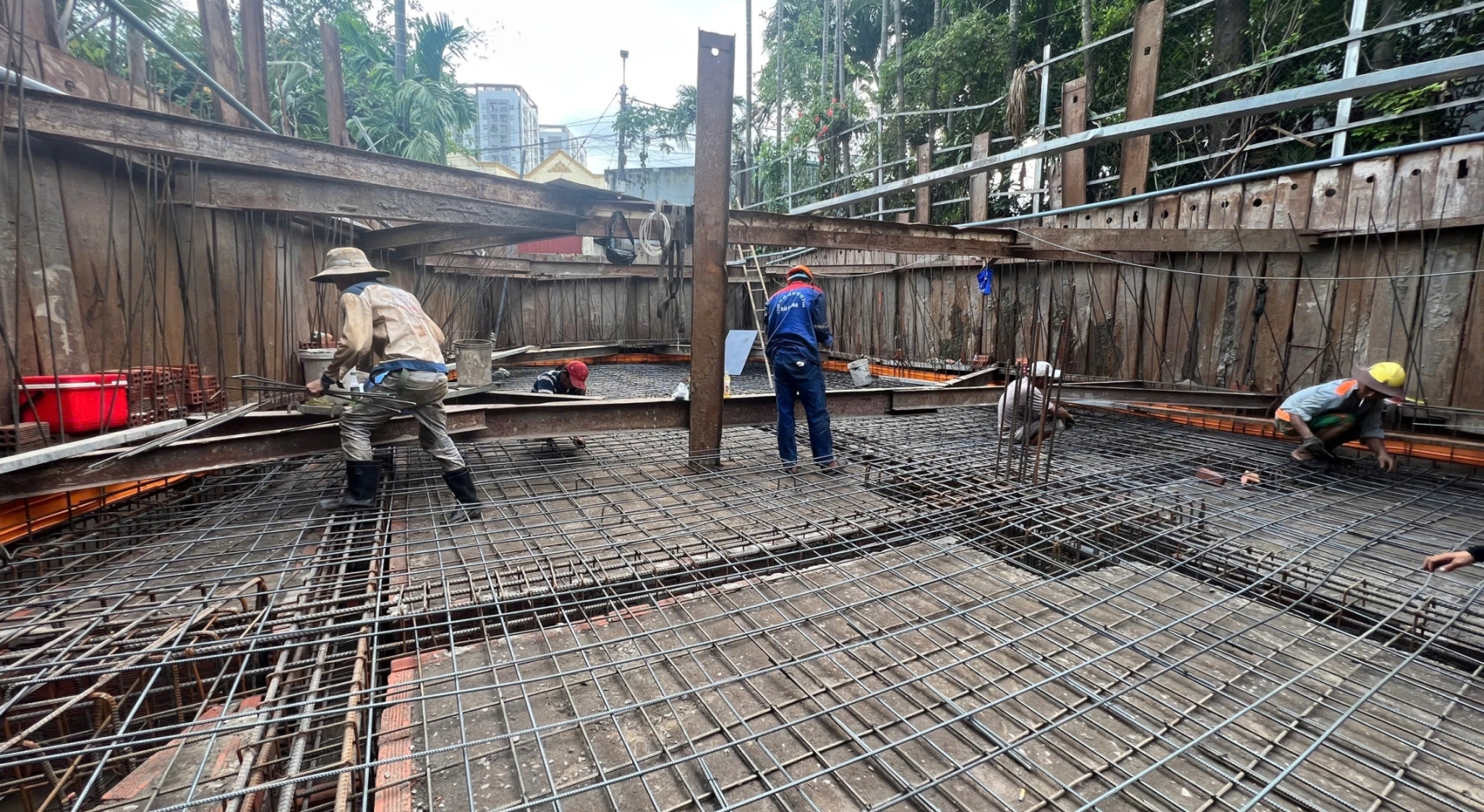 Công trình xây dựng Tầng Hầm