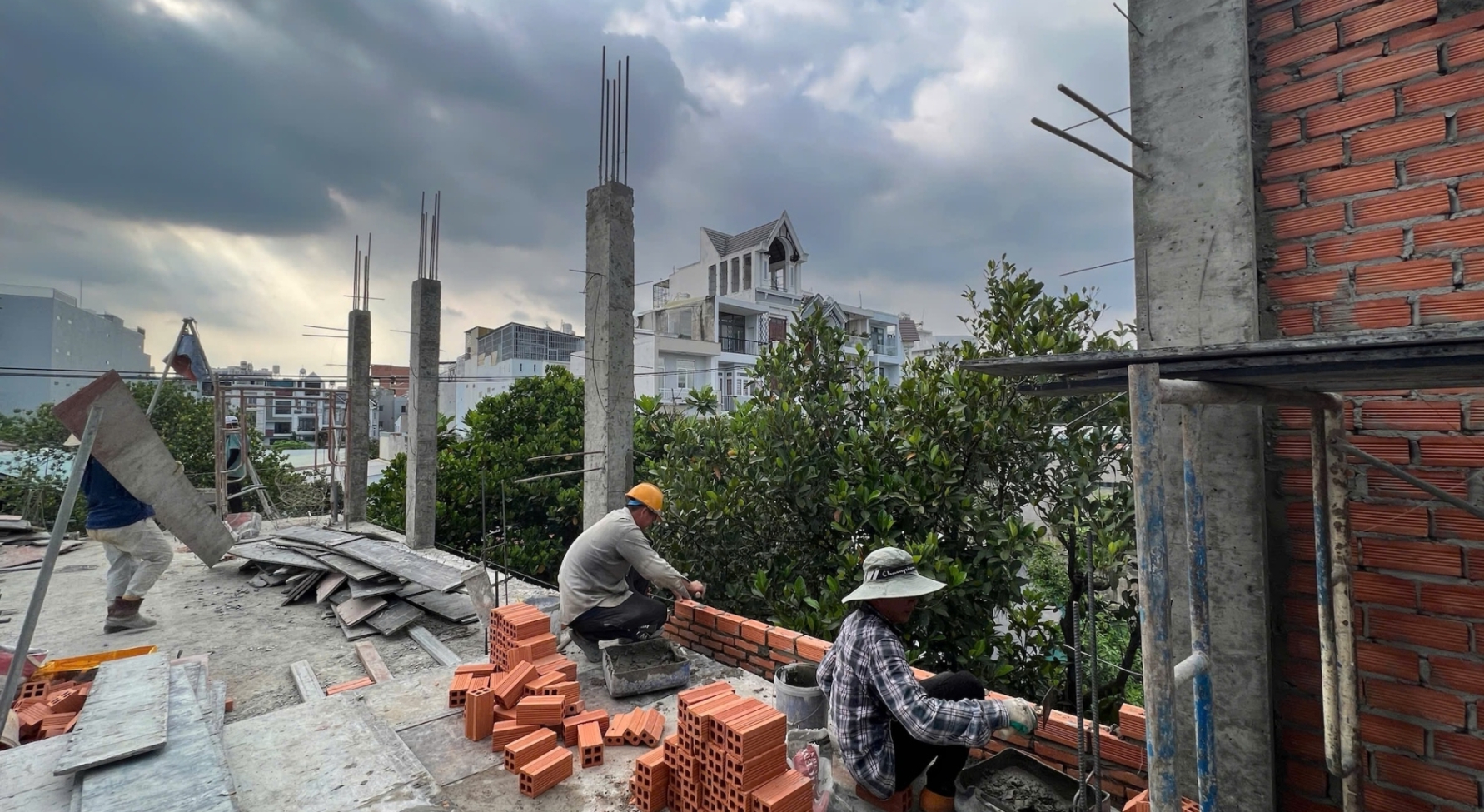 Xây tô nhà phố Gò Vấp