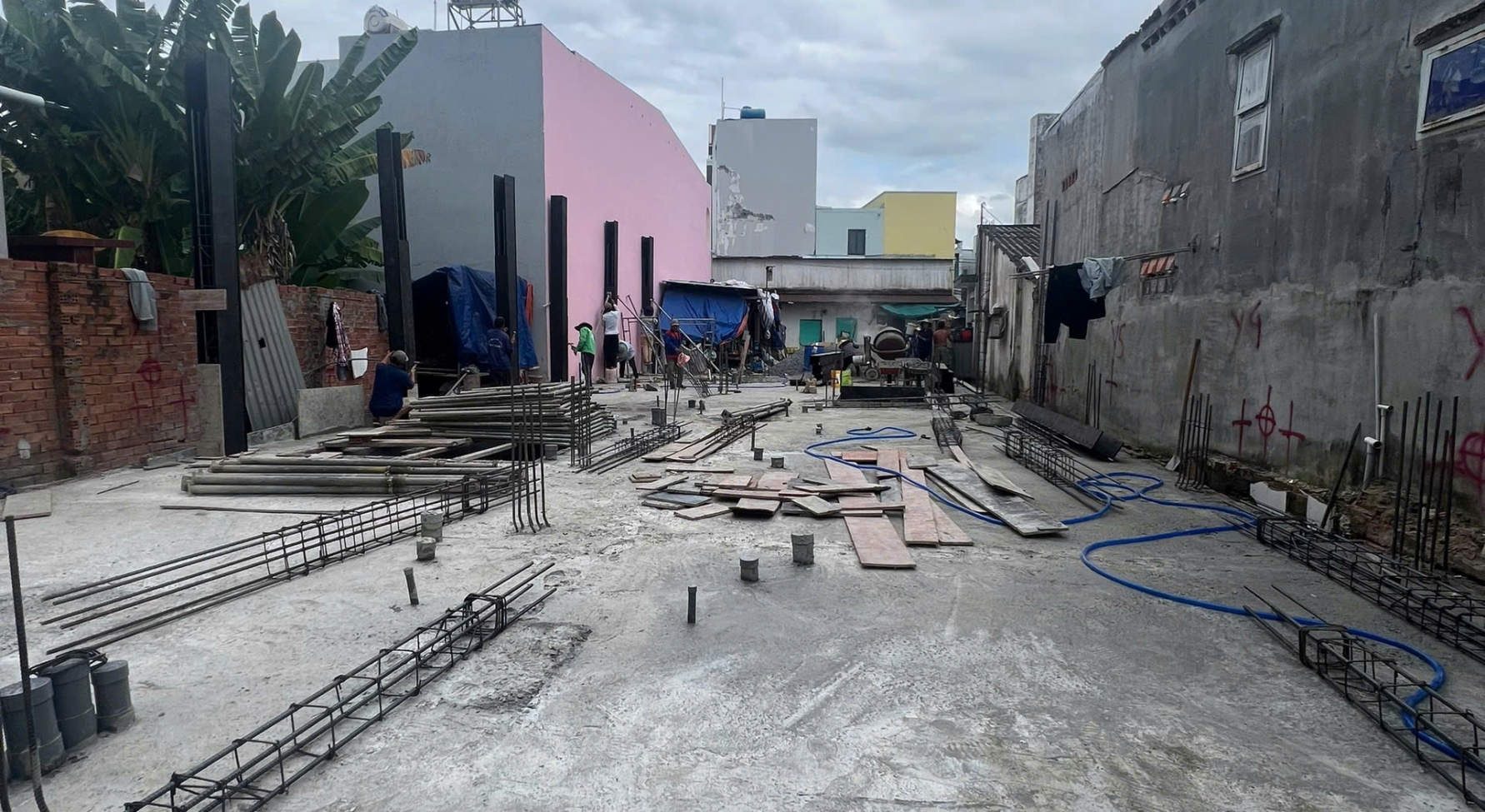 Công trình xây dựng nhà phố tại Quận 9