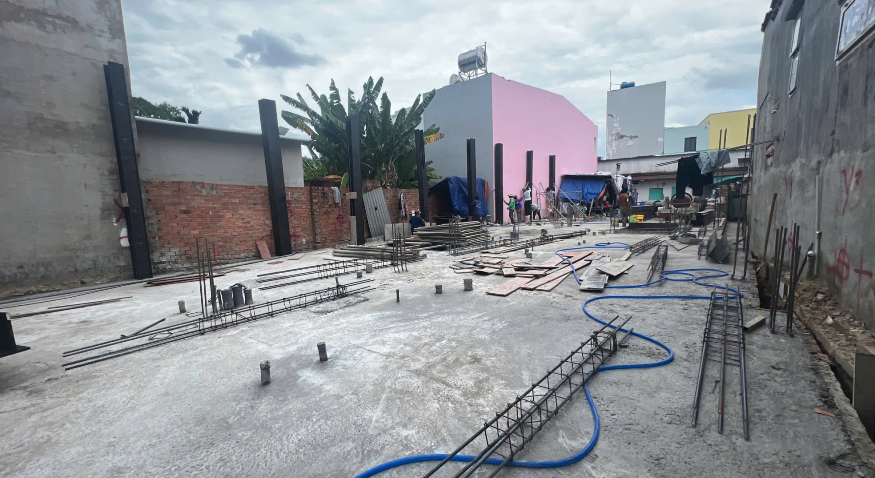 Công trình xây dựng nhà phố tại Quận 9