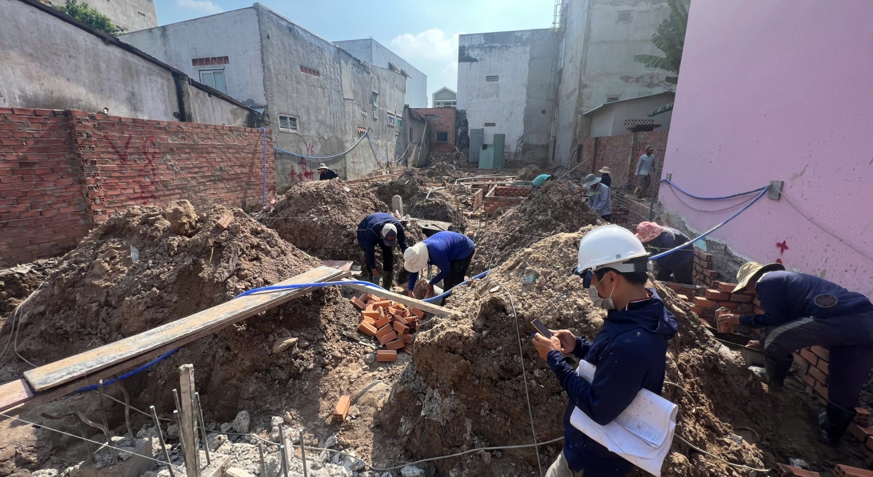 Công trình xây dựng nhà phố tại Quận 9