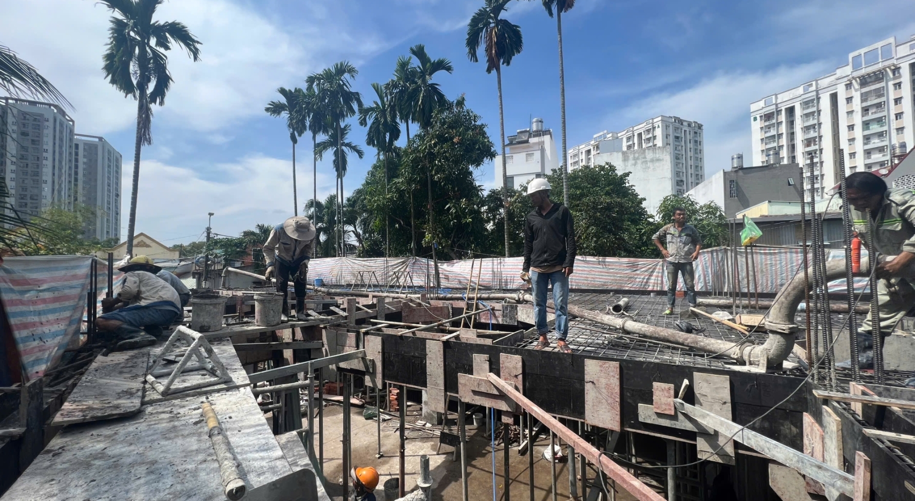 Công trình xây dựng nhà phố tại Thủ Đức 