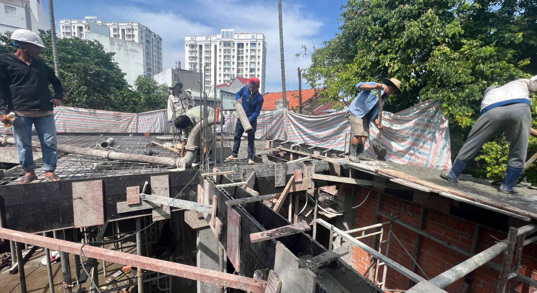 Công trình xây dựng nhà phố tại Thủ Đức 