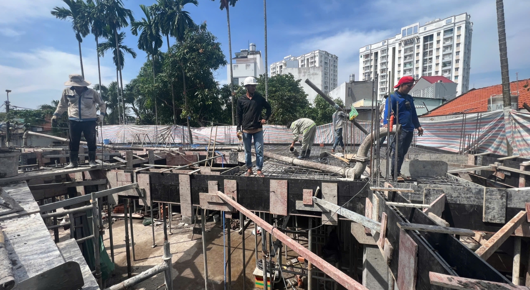 Công trình xây dựng nhà phố tại Thủ Đức 