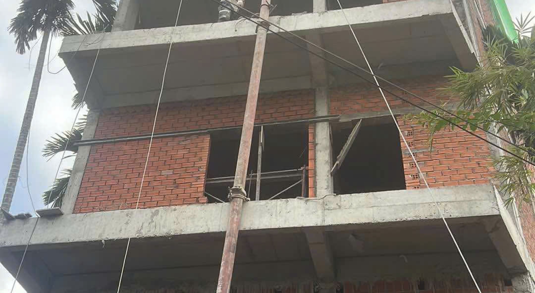 Công tác xây tường nhà thủ đức